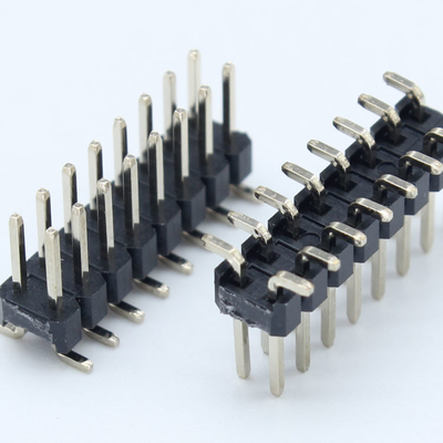 1.27 มิลลิเมตร 2.54 มิลลิเมตร Pin Header ผู้หญิงเชื่อมต่อทองติดต่อ Plating