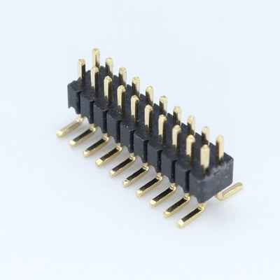 1.27 มิลลิเมตร 2.54 มิลลิเมตร Pin Header ผู้หญิงเชื่อมต่อทองติดต่อ Plating