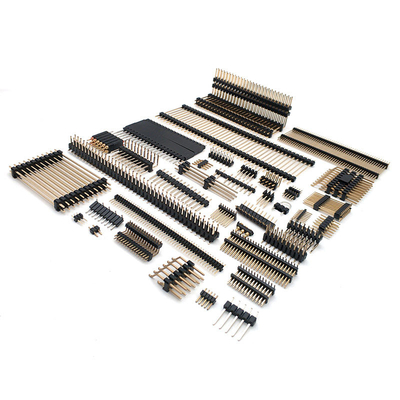 สายเดียว 1.27mm 2.54mm ผู้ชาย Pin Header Connector สําหรับ PCB
