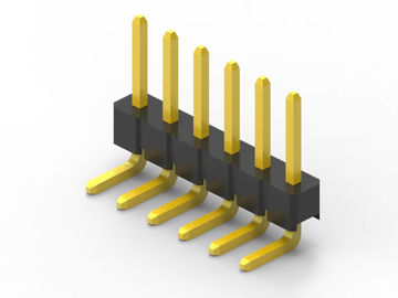 ผ่านหลุมชาย Pin Header Connector คอนกาวบิดทอง Flash