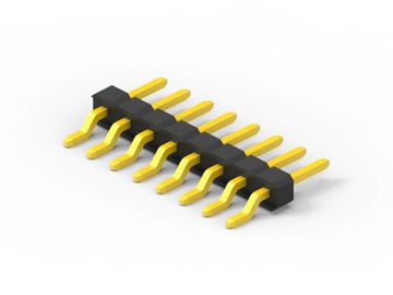 2.54 มิลลิเมตร เพศชาย Pin Header Connector SMT ประเภท Pin ด้วยทอง