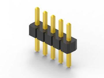 สายเดียว 10 สาย Pin Header Connector สาย PCB สาย Pin Connector ทนความกระชับ 500V