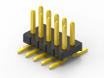 การเชื่อมต่อหัว PCB เพศชาย SMD / SMT ตามสั่ง 1.27 มม 2 ปิน ถึง 50 ปิน