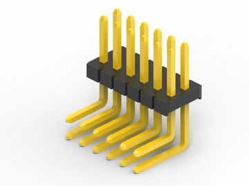 1.27mm Pin PCB Header Connector ความต้านทานในการกันความร้อน 1000MΩ นาที