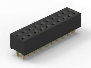 1.00 มม 8 ปิน หัวหน้าหญิง หัวหน้า PCB หญิง ทนความกระชับ 500 วอล