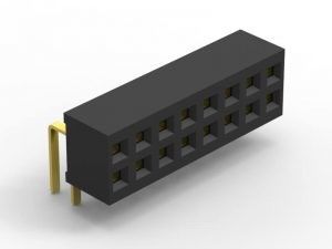 ทนทาน 30 ปิน / 40 ปิน หัวผู้หญิง 1.00 มิลลิเมตร Pitch PCB หัวผู้หญิง