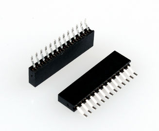 สีดํา SMD ผู้หญิงหัวข้อเชื่อมต่อ ความต้านทานการปิดสูง 1000MΩ นาที