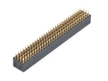 DIP 4 X 10 Pin ผู้หญิงหัวเชื่อม 2.00 มม สี่แถว Phosphor ทองแดง วัสดุติดต่อ