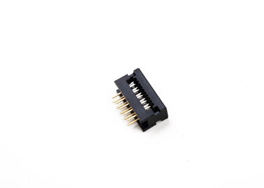 2 * 5 ปิน DIP Plug Connector 2.54 มม Pitch Double Row PBT วัสดุความต้านทานการปิด