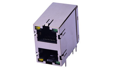 เครื่องเชื่อมเครือข่าย Rj45 มาตรฐานสูง ชั้นสอง พร้อมไฟ LED ที่กําหนดเอง