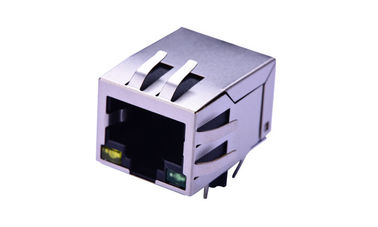 โฟสฟอร์ทองแดง Rj45 เครือข่ายเชื่อม Filter 100Base - T 90 องศา Plug - ใน