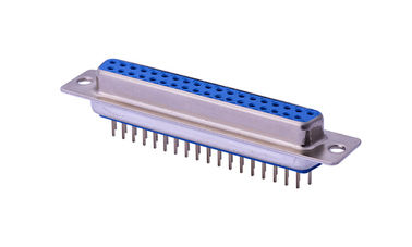 Shield Micro D Shell Connector, 37 Pin D Sub Connector ผู้หญิง ติดต่ออย่างแข็งแรง