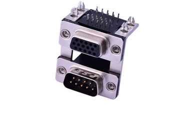 ผู้หญิง D Sub Connector 9PIN ประเภทประกอบที่นั่งสาธารณะ