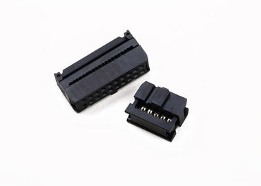 2.00 มม Pitch Idc Box Header, ทอง Flash Flat Flex Ribbon Cable Connector เครื่องเชื่อม