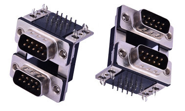 ชาย Micro D Sub Connector ความตึงเครียดความต้านทาน 500V VGA