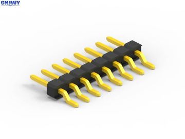 2.54 มิลลิเมตร เพศชาย Pin Header Connector SMT ประเภท Pin ด้วยทอง
