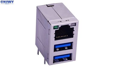 10P8C Rj45 เครื่องเชื่อมสตรีต่อสตรี เครื่องเชื่อมเอเธอร์เน็ตสตรีที่ยั่งยืน