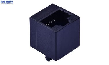 8P8C Rj45 เครื่องเชื่อมเครือข่าย ความต้านทานการติดต่อ 30 M Omega Max Grade สูง