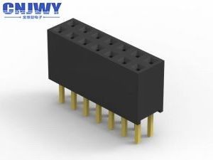 Board To Board Connector หัวหน้าหญิง 26 ปิน 2.00 มิลลิเมตร Pitch 4.3 มิลลิเมตร ความสูงพลาสติก
