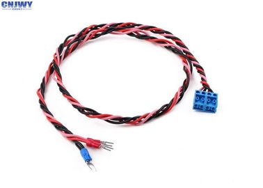 การประกอบสายไฟฟ้าอัตโนมัติด้วย 3.81mm 2 Pin Terminal Block UL1007 18AWG Wire