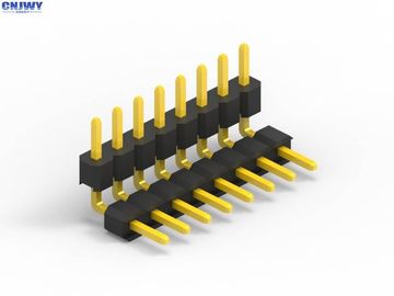พีซีบีปินเชื่อม 2.0 มิลลิเมตร Pitch ทองแดง Single Row Header Connector