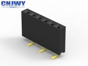 สี่เหลี่ยม Pin PCB Header Connector 2 ปิน 50 ปิน 2.54 มม Pitch สําหรับคอมพิวเตอร์