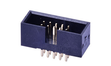 SMD Pcb Connectors Wire To Board, Double Row Right Angle Pin Header ความต้านทานในการกันความร้อน