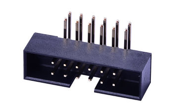 เครื่องเชื่อมหัวกล่องมุมขวา 2 * 6 ปิน PA6T ความสูง 4.8 มม ปัจจุบันเรท 2.0AMP