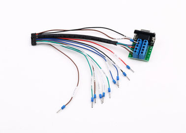 I / O Breakout ประกอบเคเบิลไฟฟ้า DGB9FT กับ 2.0mm DuPont สายสีหลากหลาย