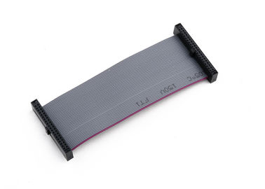 สีเทา 2 * 07 วิธีการ Flat Ribbon Cable ประกอบกับ 1.27mm สายเชื่อมเหลี่ยม