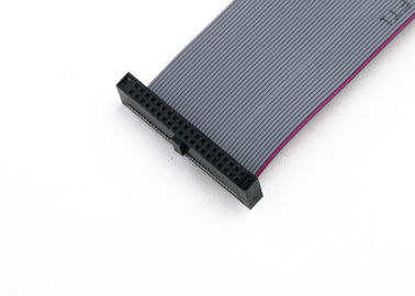 สีเทา 2 * 07 วิธีการ Flat Ribbon Cable ประกอบกับ 1.27mm สายเชื่อมเหลี่ยม