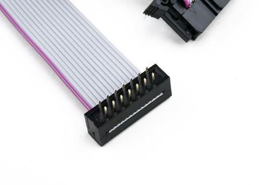 UL94V-0 FC-16P IDC การประกอบเคเบิลริบบอนแบนกับ Butterfly SR