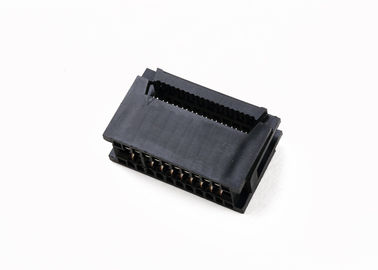 10 Pin ถึง 64 Pin IDC Cable Connector 2.54mm Pitch Crimp กับสายไฟเบนแบน