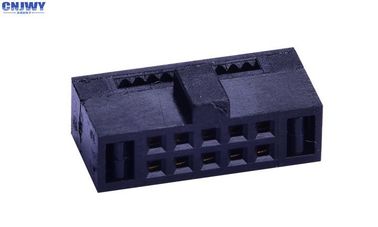 เครื่องเชื่อมเคเบิล IDC แฟลชทอง 1.27 มม 2 * 6 ทาง วัสดุ PBT Insulator
