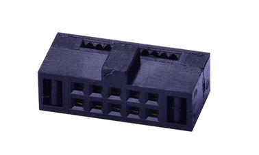 เครื่องเชื่อมเคเบิล IDC แฟลชทอง 1.27 มม 2 * 6 ทาง วัสดุ PBT Insulator