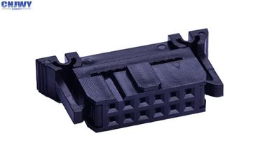 2.54MM Pitch IDC socket Connector เพศหญิงด้วยกระบอกกระพริก PBT