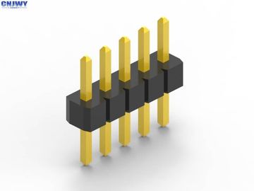 สายเดียว 10 สาย Pin Header Connector สาย PCB สาย Pin Connector ทนความกระชับ 500V