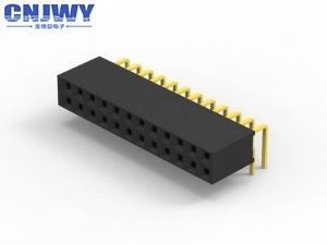 เครื่องเชื่อมหัว PCB เพศหญิง ทอง Flash PBT วัสดุความต้านทานการปิด