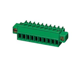 ผนังเหล็ก PCB มอนท์สกรู เทอร์มินัลบล็อก PA66 SN Plated With Crews Right Angle