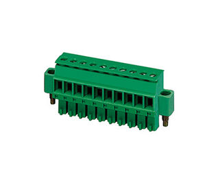 AC 2000V พื้นที่ติดตั้งปลายทาง PA66 SN Plated 30-16AWG H18.8mm DIP With Screw