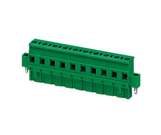 PCB กว้าง 1.3mm เครื่องเชื่อมปลายสกรู CPT 5.08mm Pitch 1 * 16P กายทองแดง