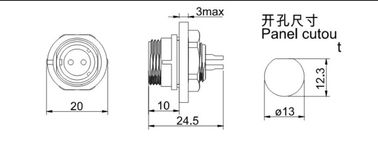 ความดันทดสอบ 1500V ((AC.V / นาที) พล๊อก เทอร์มินัล บล็อกเชื่อมต่อกับปินที่กําหนดเอง