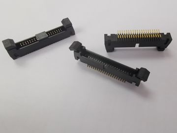 SMT Gold Flash Reel CAP 2 * 15 ปิน Pitch 1.27 มิลลิเมตร Ejector Header Connector