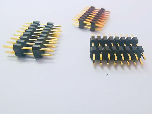 2.00mm เพศชาย Pin 10 Pin Header Connector สองแถว