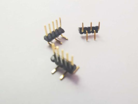 ชาย Pin Single Row Header Connector 2.0mm Pitch ความยาว Pin ที่กําหนดเอง