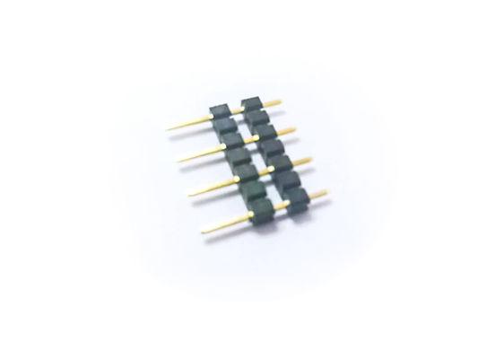 โฟสฟอร์ทองแดง 2.54MM Pitch PA6T 1 * 7P ทอง Flash Pin Header
