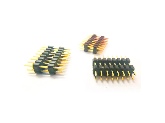 PA6T 2.0MM Pitch 2*8P สายเชื่อมปินมุมขวา UL94V-0