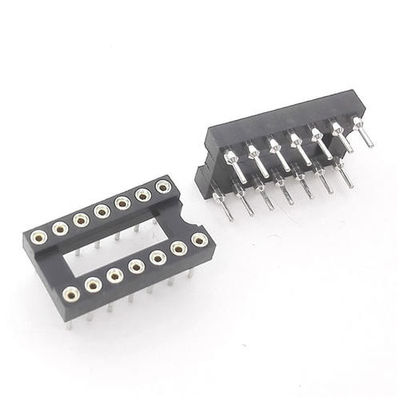 60VAC DIP SINGLE 2.54mm Pitch PBT โซกิต IC ที่บูรณาการ