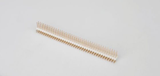มุมขวา 2 * 40P PA6T 2.0mm Pitch Pin Header Connector