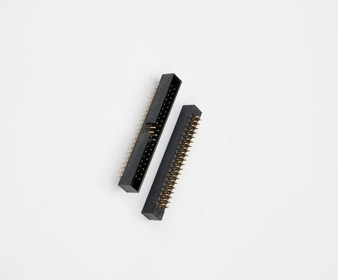 สายตรงสองแถว PA6T 38P 2.54 มม Pitch PCB Box Header